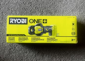 Ryobi 18v PEX crimp ring press tool + Batteries
