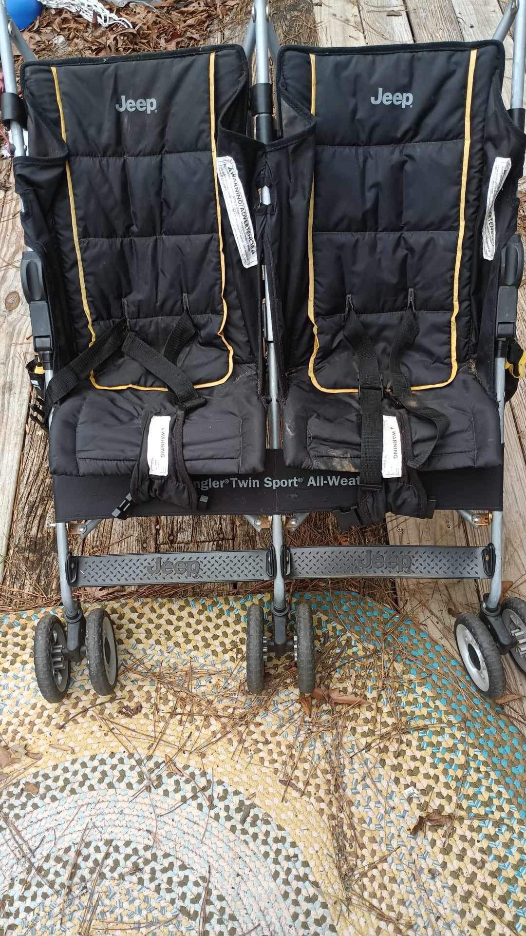 Jeep Brand Double Stroller