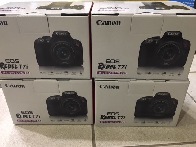 Canon EOS Rebel T7i DSLR Camera with EF-S 18-55mm IS STM Lens - Black (((PRICE NOT NEGOTIABLE )