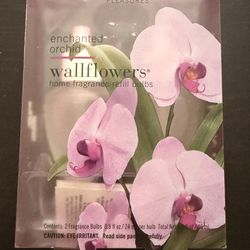 New Bath & Body Works 2Pk Enchanted Orchid Wallflowers