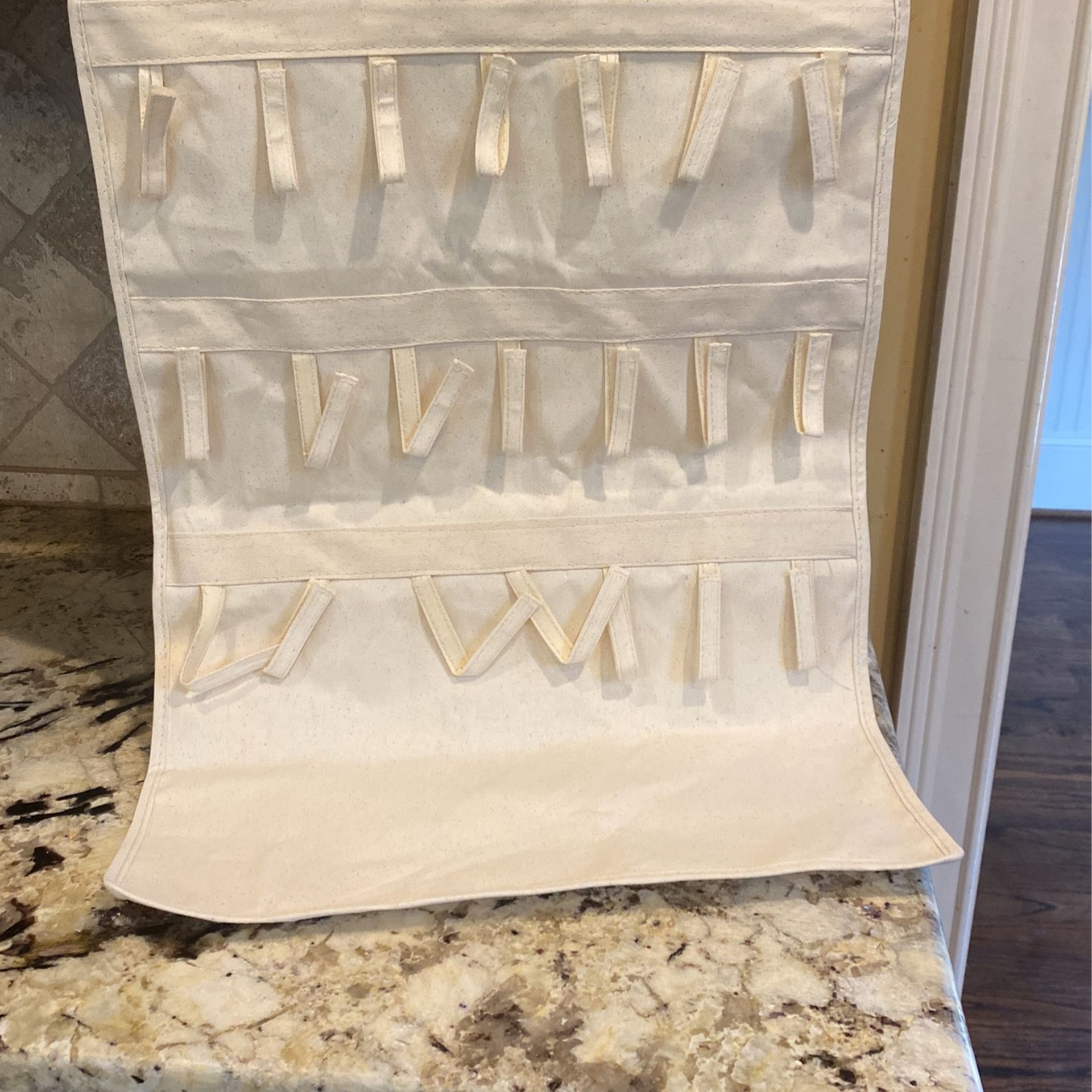 Canvas Jewelry Holder