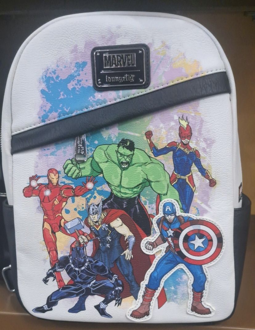 Disney Parks Marvel Avengers Loungefly Mini Backpack NEW Packaging W/T