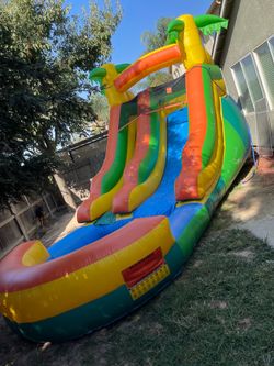 Industrial water slide