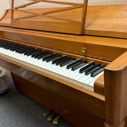 1966 Baldwin Acrosonic 88key Piano-Mahogany Wood-Maple Finish