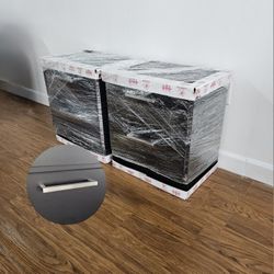 NEW 2 NIGHTSTANDS--ASSEMBLED