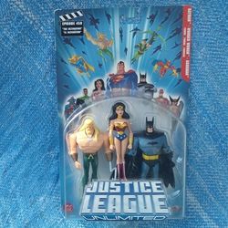 DC Justice League Unlimited 3 Pack MOC
