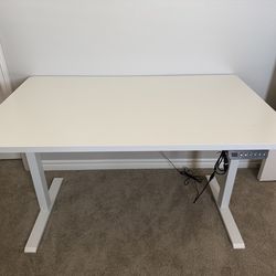 Adjustable Electric Standing Desk 48” x 30” - White