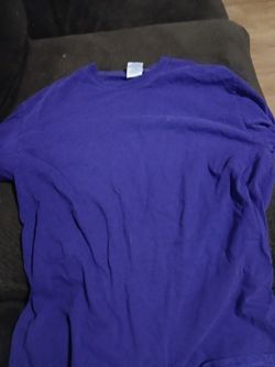 Plain Purple Crew Neck T-Shirt