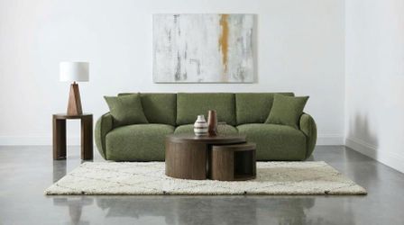 New sofa green