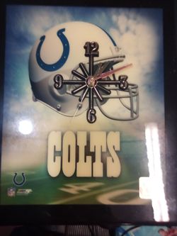 Indianapolis Colts NFL Wall Clock