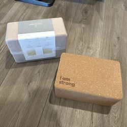 Brand New Cork Yoga Blocks - Set Of 2 - Eco Friendly, Non Toxic, High Quality, Luxury Yoga Blocks