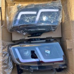 11-13 Jeep Grand Cherokee LED Headlights Faros Calaveras Micas Luces 