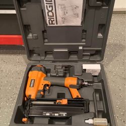 Nail Gun RIDGID  New 16 Gauge 