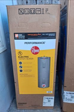 BRAND NEW Rheem 40-Gallon Electric Water Heater