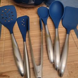 Princess House Set De 6 Utensilios Y Una Tabla