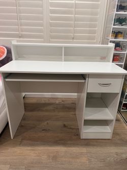 White desk