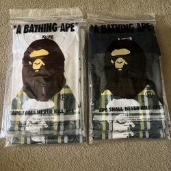 Bape A Bathing Ape Plaid Tees