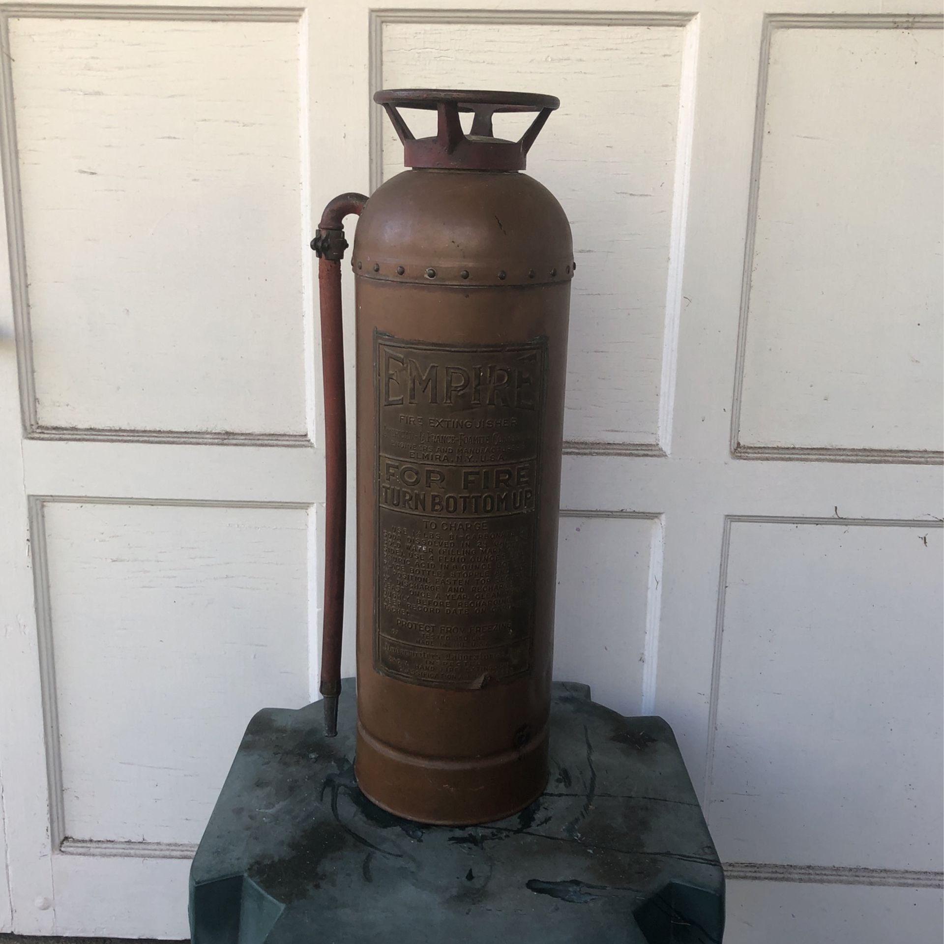 Vintage Empire Fire Extinguisher 
