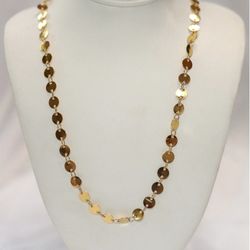 Disk Link Necklace 