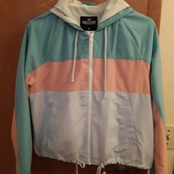 Hollister 2019 Pastel Colored Windbreaker Jacket 