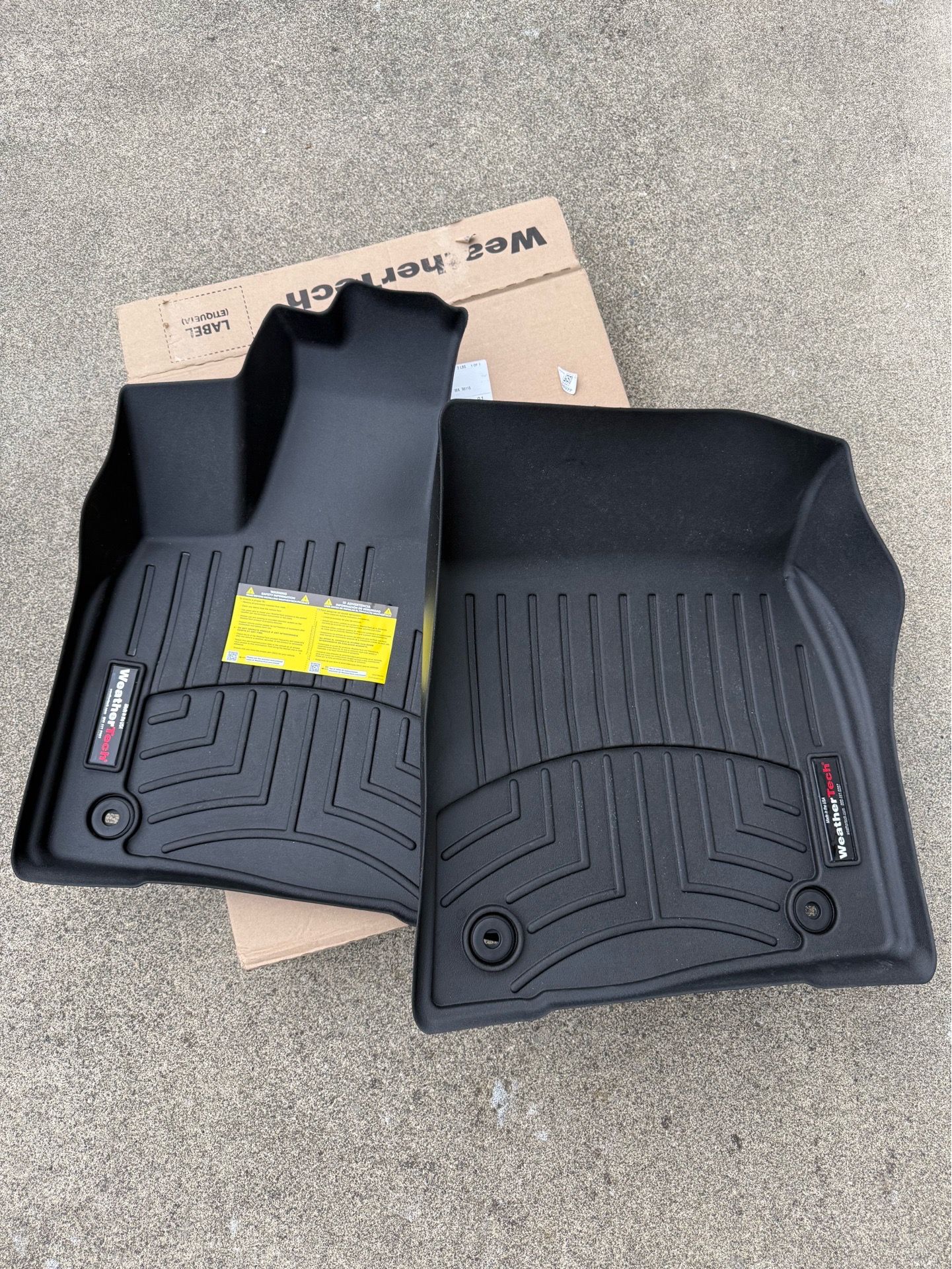 2016-2022 Lexus RX350 RX450h Weather Tech Liners Floor mat Black Fronts Only