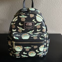 NEW Grogu Loungefly Mini Backpack