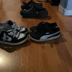 Boys  DC & Puma Clyde’s Both Size 2 
