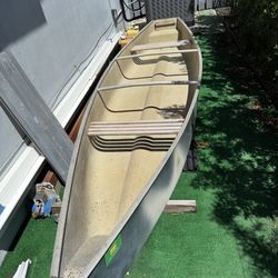 14 Flat Back Canoe With Title 