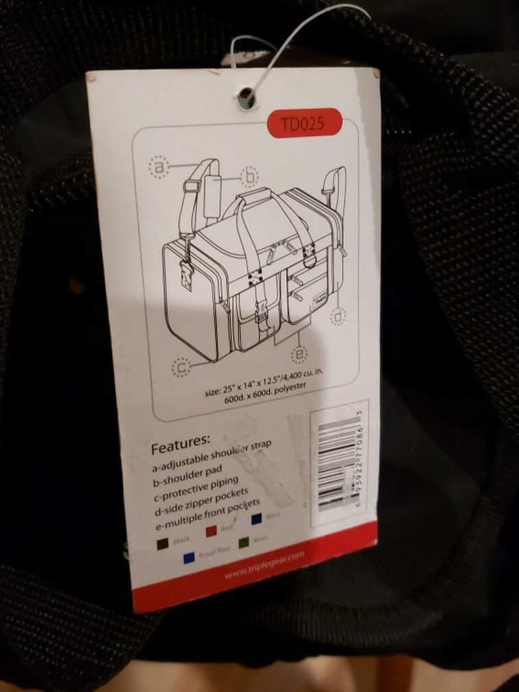 Triple Gear Travel Bag