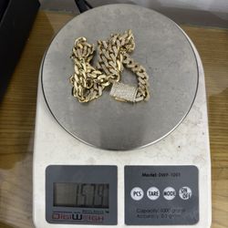 22in Gold Cuban Chain 