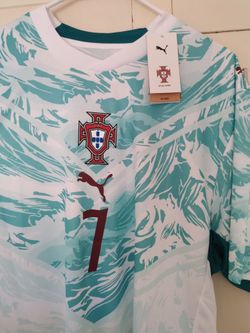 Portugal Authentic Puma Christiano Ronaldo Soccer Jersey