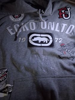 Ecko Unltd. Gray Graphic Hoodie
