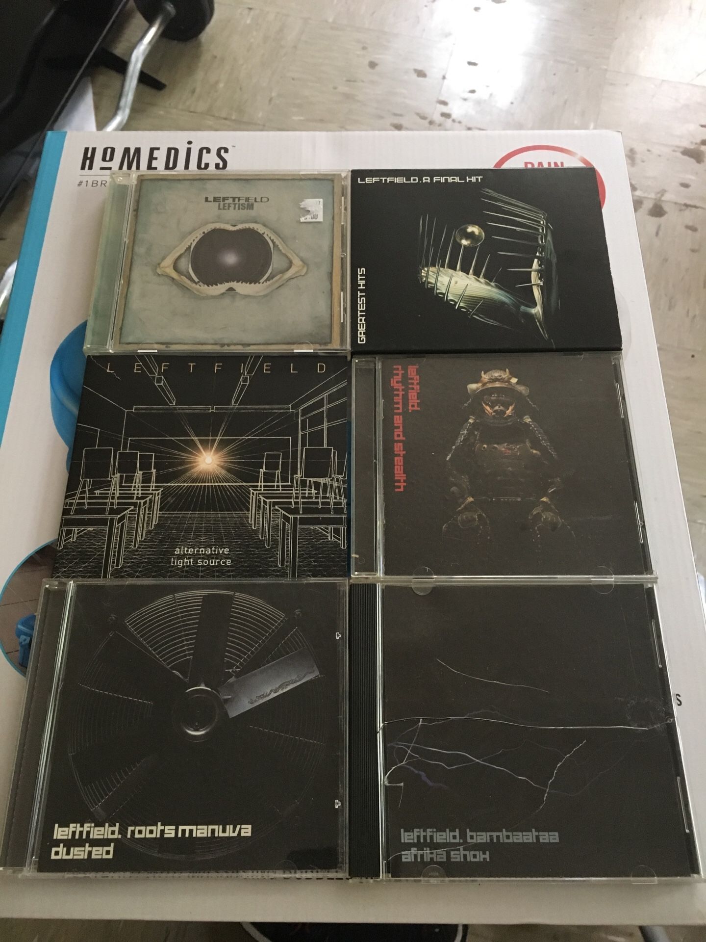 LEFTFIELD cds collection is for sale.