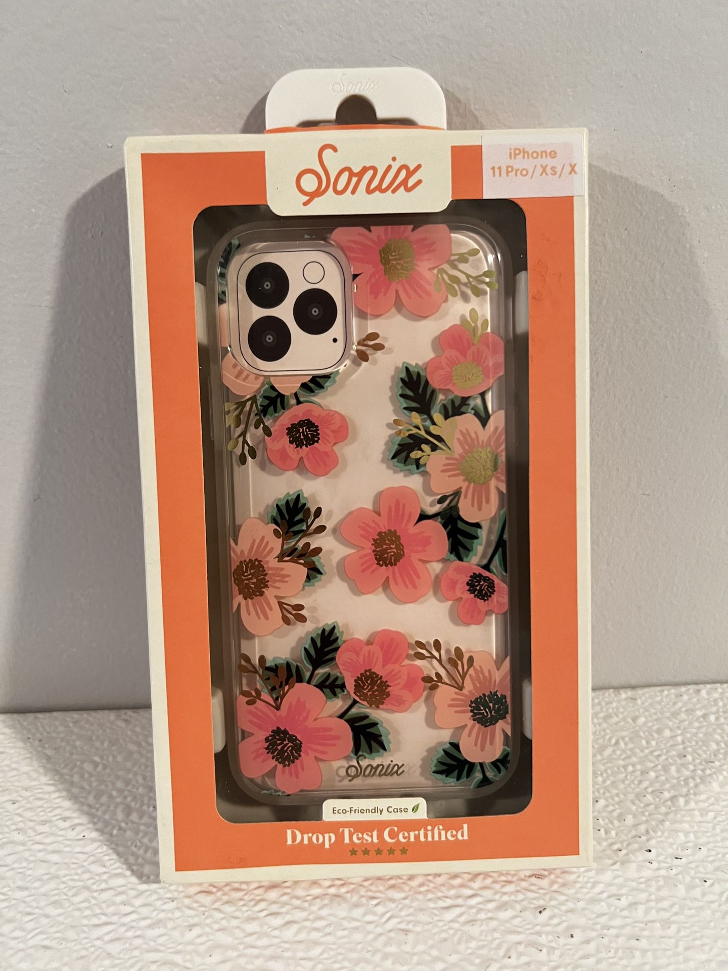 Sonix Southern Floral Case for iPhone 11 Pro/X/XS Protective Pink Clear Flowers
