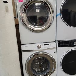 New Samsung Front Loading Washer And Samsung Front Loading Washer And Stackable Gas Dryer Set 