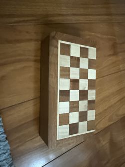 Mini Chess Wood For Travelling 