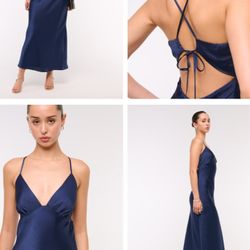 Abercrombie SlipTie Back Maxi Dress