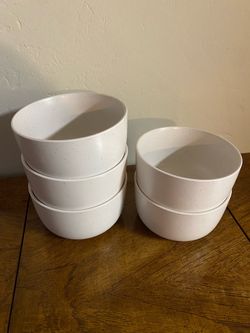 Set of 6 dinner plates and bowls