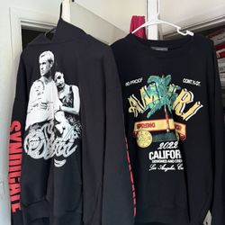 Syndicate Hoodie & Amiri Sweatshirt