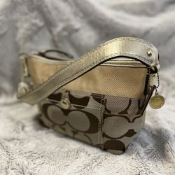 Coach Legacy Signature Canvas Bag - Vintage