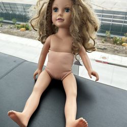 JOURNEY GIRLS 18" DOLL DARK BLONDE HAIR BLUE EYES  Nude 2019