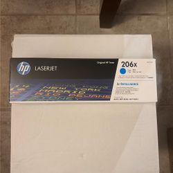 HP 206x Cyan High Yield Toner Cartridge 
