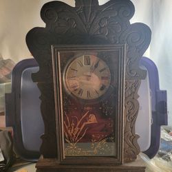 Vintage Antique Wooden Clock