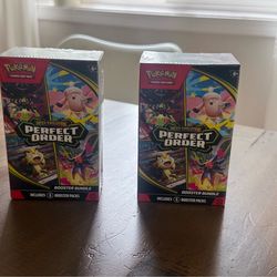 NEW 2 Pokemon Perfect Order Booster Bundles