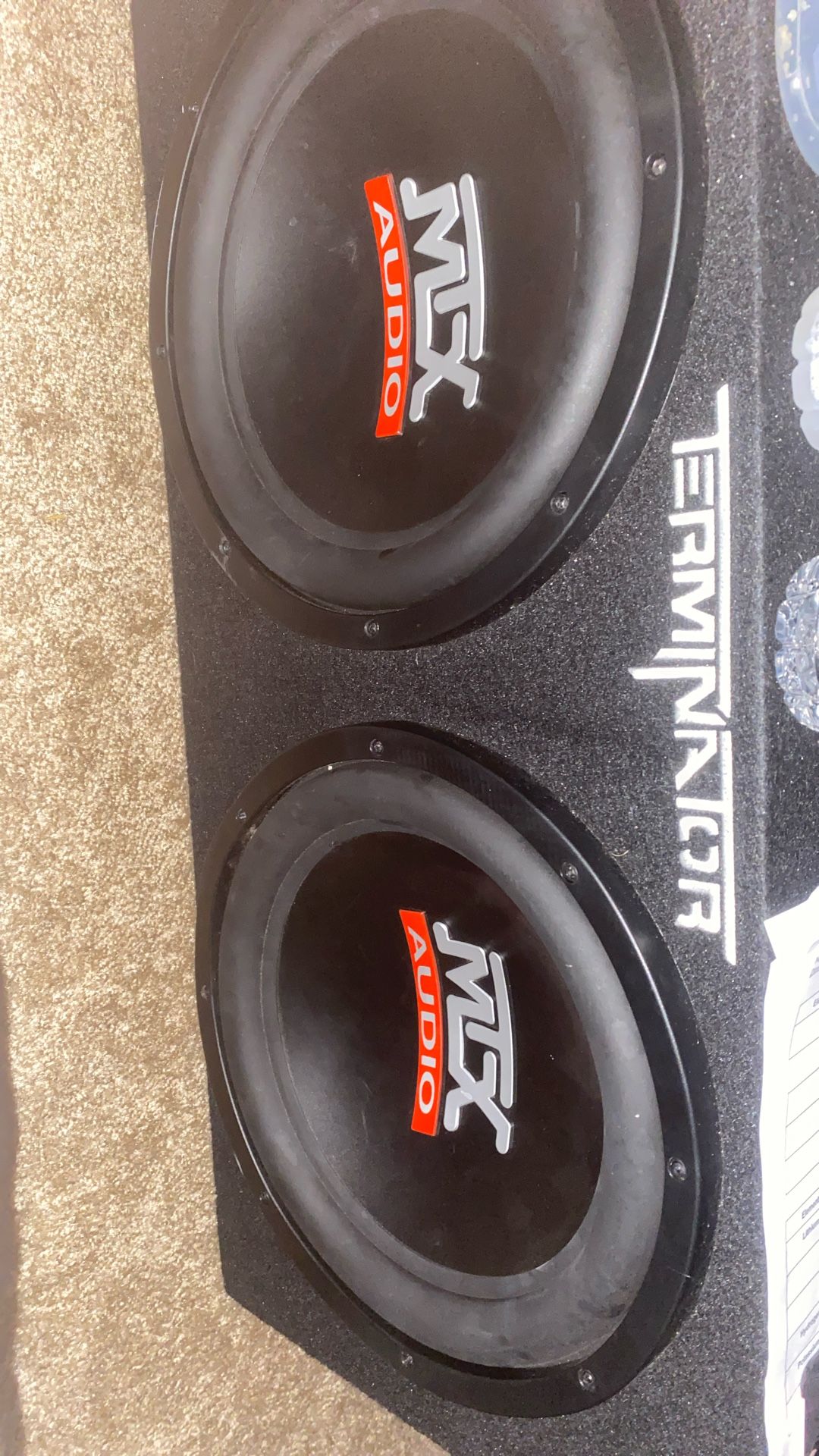 MTX 12 inch subwoofers