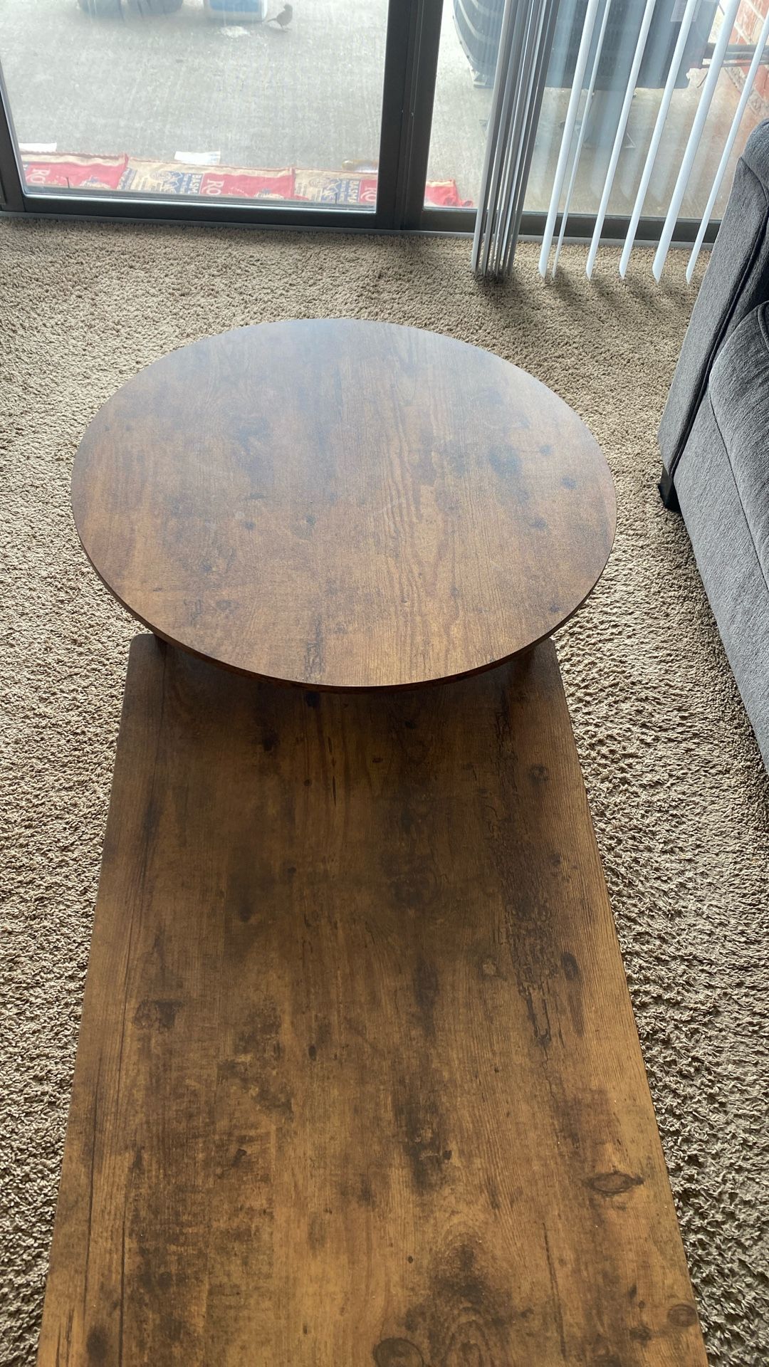 Center Coffee Table With 2 Tier