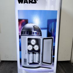 Star Wars R2-D2 Mini Fridge Thermoelectric Cooler | Portable AC/DC Power $50 Cash