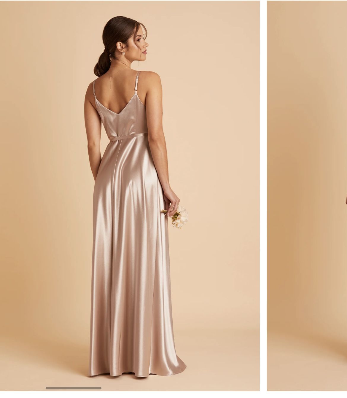 Birdy Grey Satin Wrap Dress