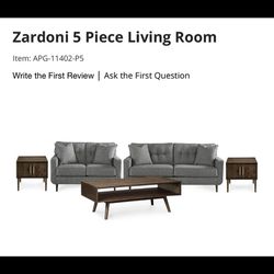 Sardonic 5 Piece Living Room 