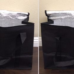 Two Pack Insulated Food Storage And Delivery Bags – Large